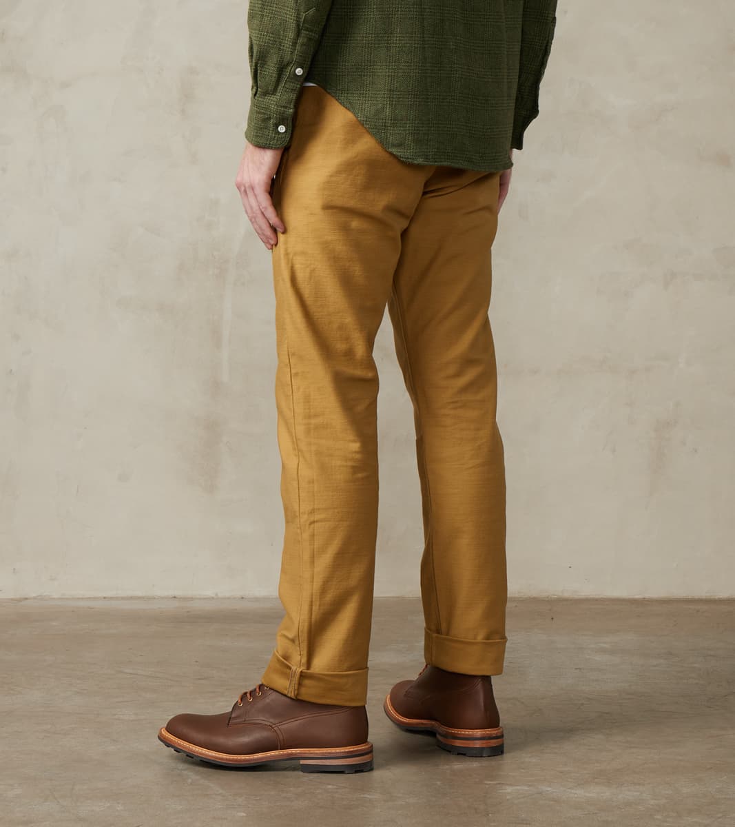 BC-03 New Straight Chino - 10oz Golden Brown Military Twill