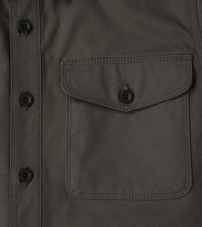 BWS-04 - Scout Overshirt - 9oz Slate Selvedge Duck Canvas