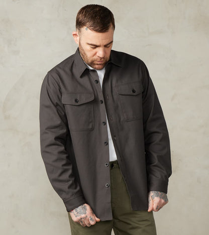 BWS-04 - Scout Overshirt - 9oz Slate Selvedge Duck Canvas