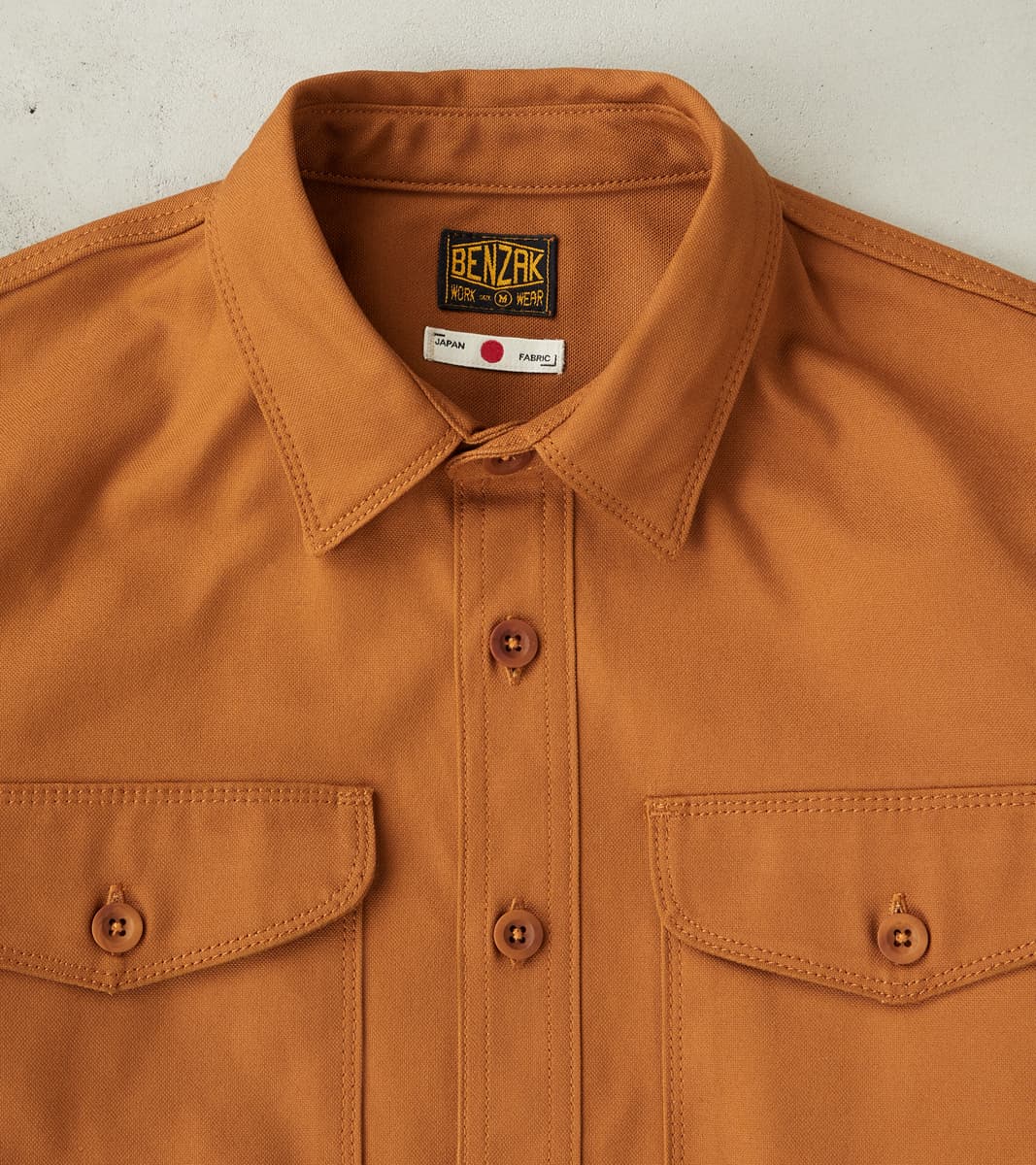 BWS-04 - Scout Overshirt - 9oz Brown Selvedge Duck Canvas