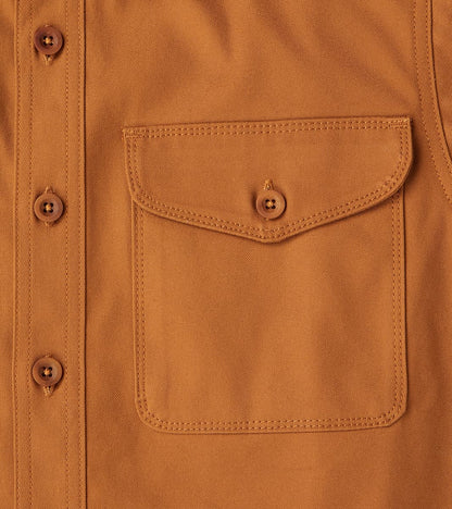 BWS-04 - Scout Overshirt - 9oz Brown Selvedge Duck Canvas