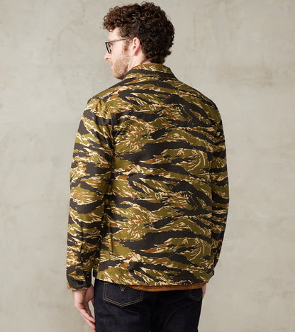 BWS-03 - Military Overshirt - 8oz Tiger Camo Ripstop