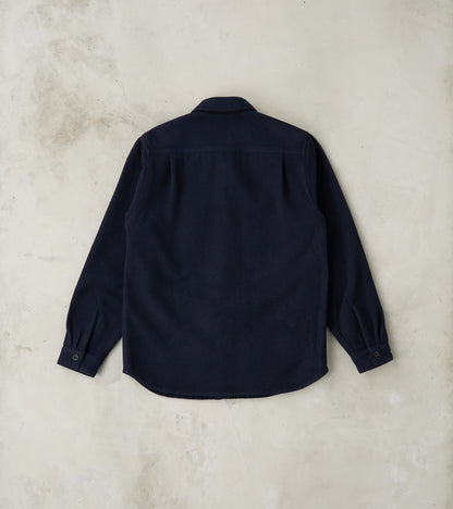 BWS-05 - CPO Overshirt - 14oz Dark Navy Wool Mosser