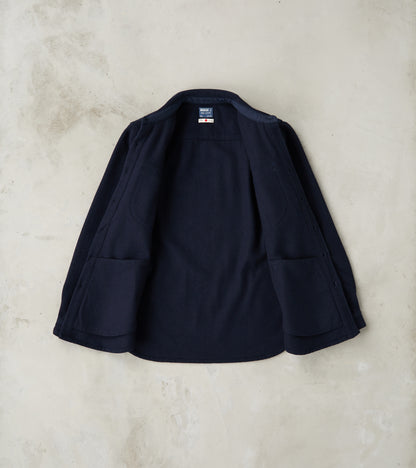 BWS-05 - CPO Overshirt - 14oz Dark Navy Wool Mosser