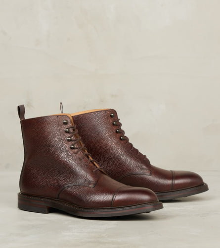 Crockett & Jones Coniston - 325 - Dainite - Dark Brown Scotch Grain ...