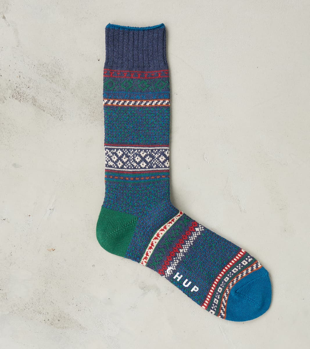 Chup Socks - Spring Stippling - Indigo