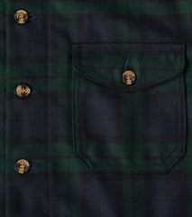 Crissman Overshirt - Fox Brothers® Flannel - Blackwatch Tartan Twill
