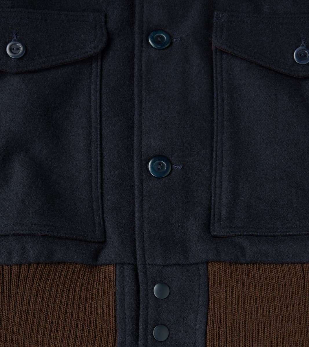 Winston Jacket - Fox Brothers® Exmoor Overcoating - Midnight Herringbone