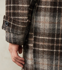 Gloverall Duffle Coat - Heavy Sonsie Tweed - Undyed Shepherd's Check