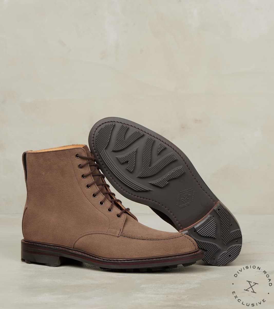 Crockett & Jones x DR Indiana - 378 - Ridgeway - Slate Calf Suede