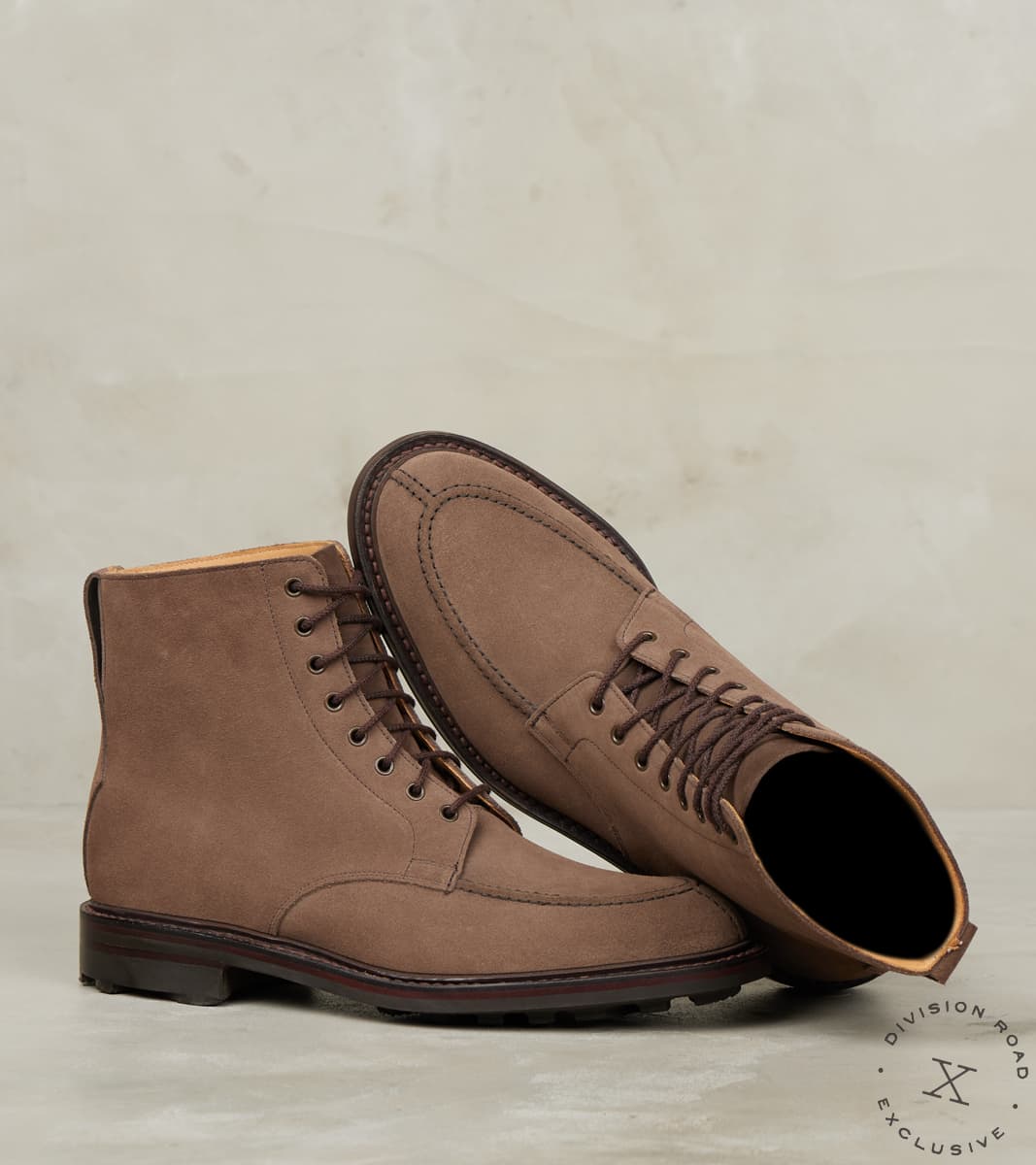 Crockett & Jones x DR Indiana - 378 - Ridgeway - Slate Calf Suede