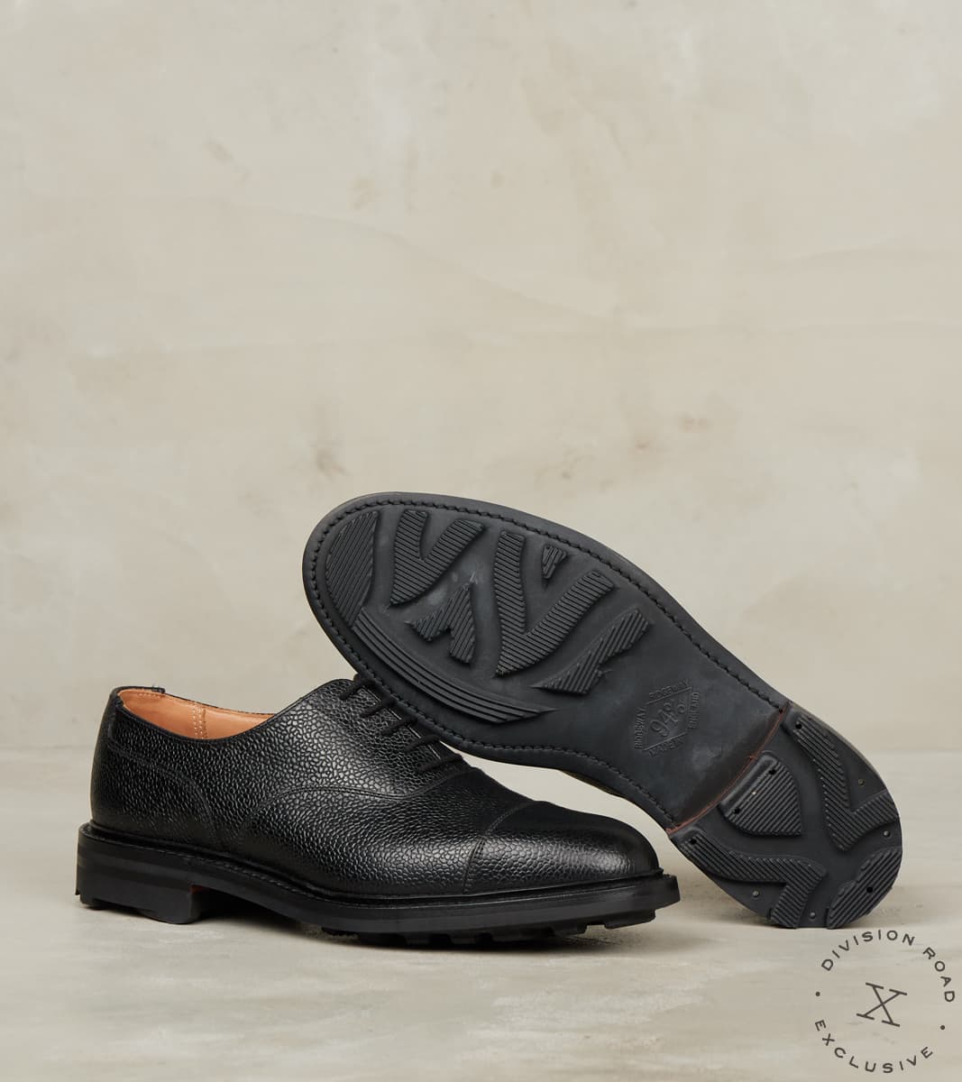 Crockett & Jones x DR Exeter - 375 - Ridgeway - Black Scotch Grain