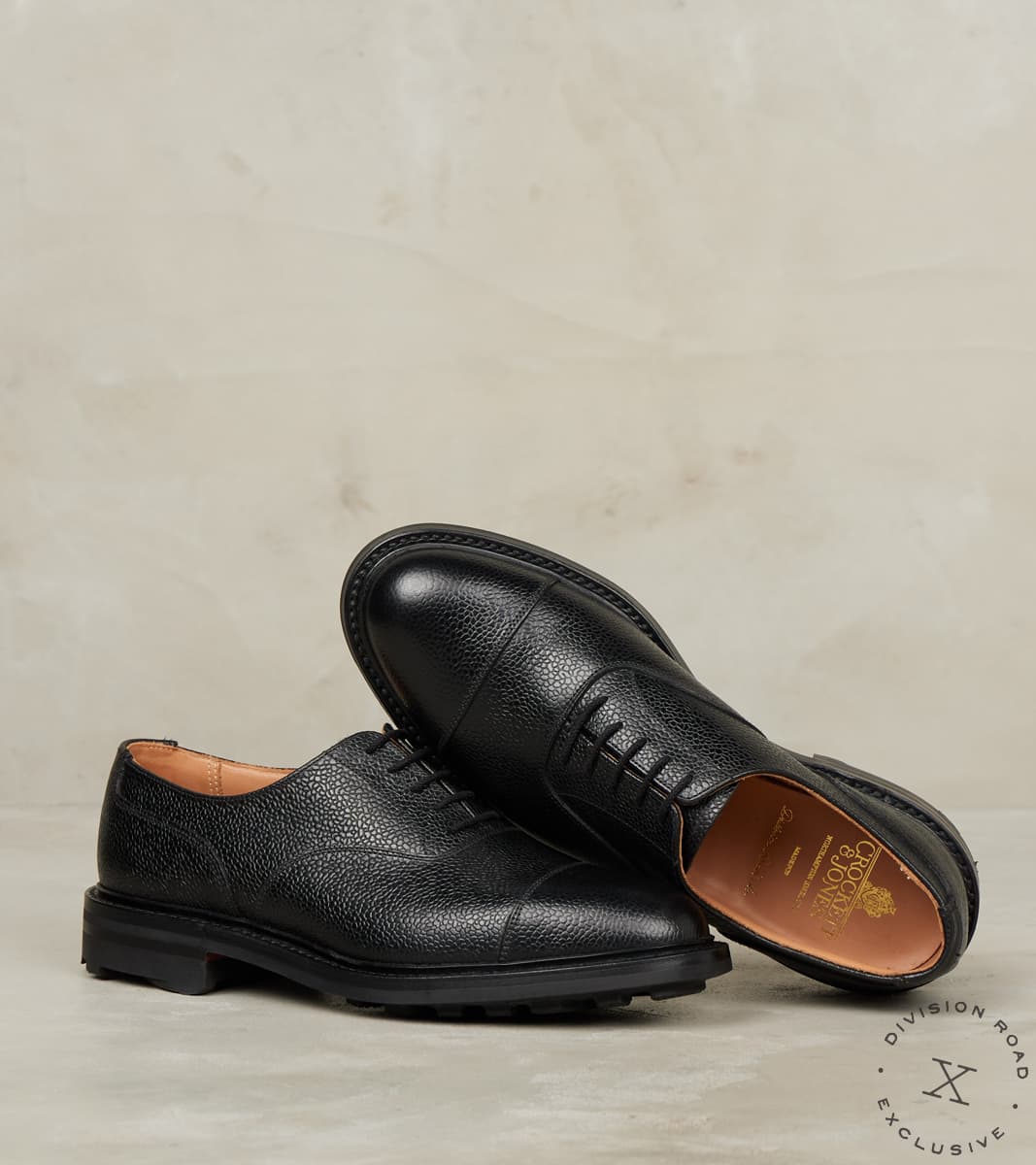Crockett & Jones x DR Exeter - 375 - Ridgeway - Black Scotch Grain