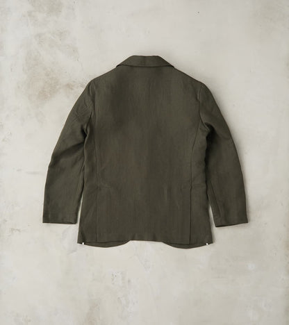 Belgium Washed Linen Essential Jacket - Arabica