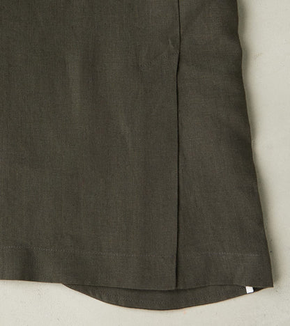 Belgium Washed Linen Essential Jacket - Arabica