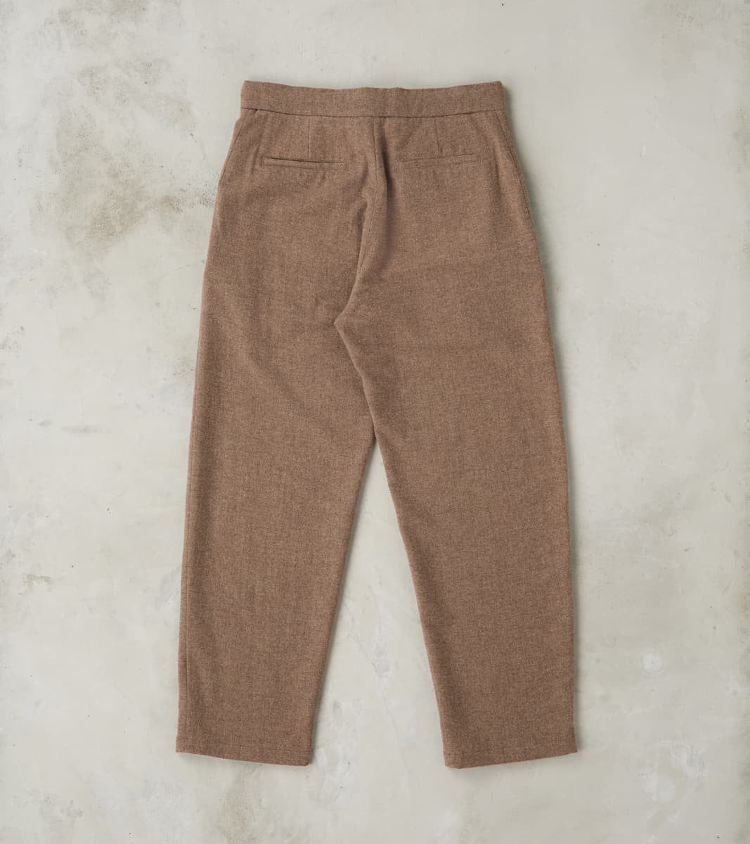 Washed Yak Wool Lounge Trouser - Undyed Taupe