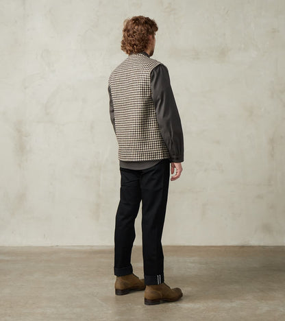 Sonsie Tweed Wool Camargue Vest - Undyed Check