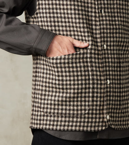 Sonsie Tweed Wool Camargue Vest - Undyed Check