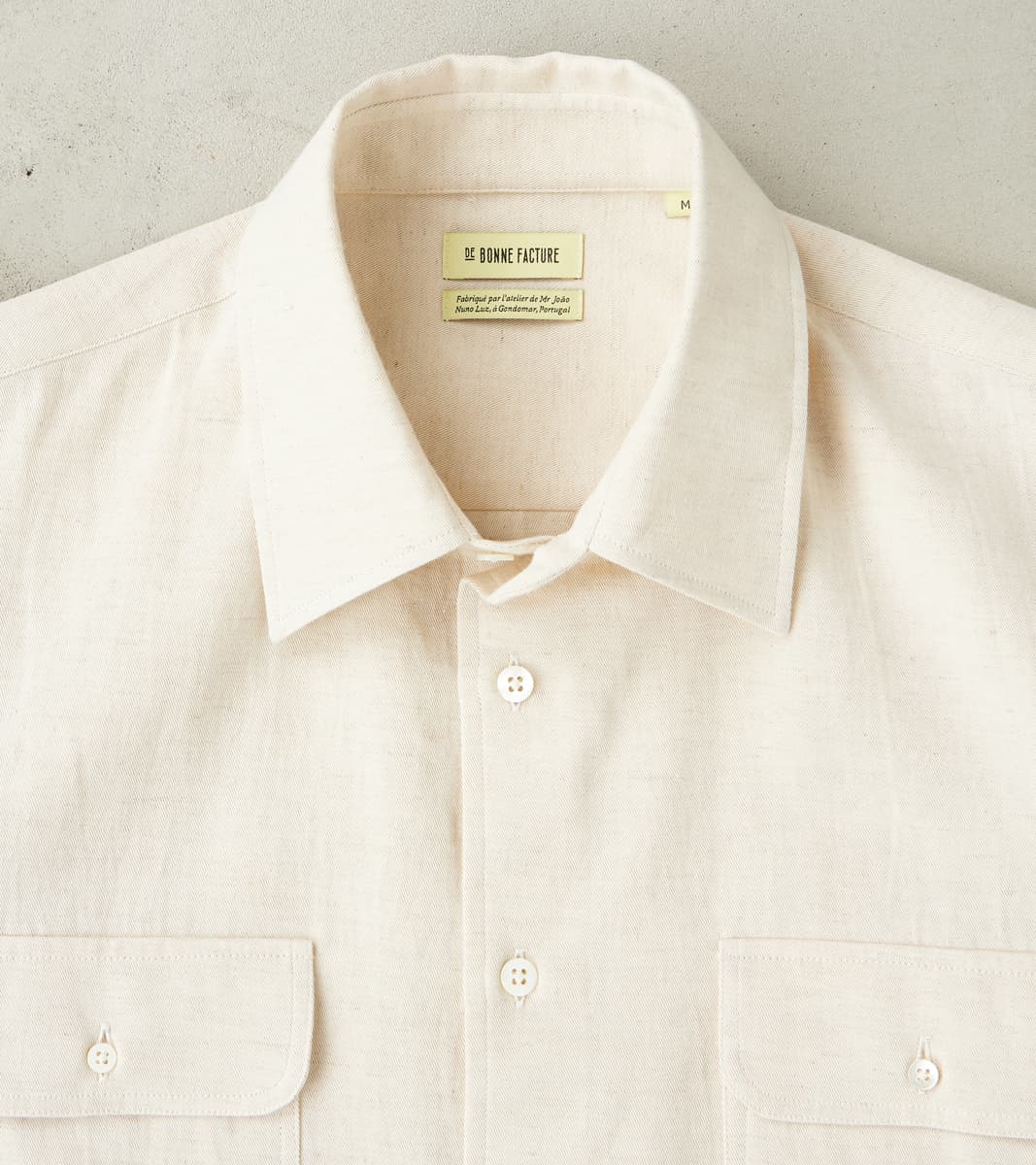 De Bonne Facture Japanese Cotton & Hemp Gabardine Twill Artist