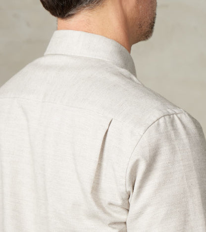 Japanese Cotton Yak Twill Artist Shirt - Natural