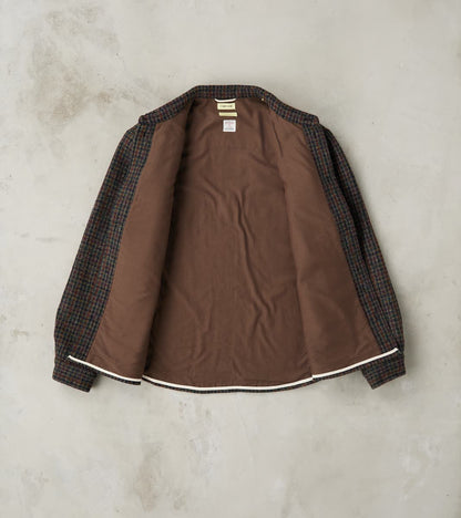 Harris Tweed Overshirt - Forest Navy Houndstooth Check