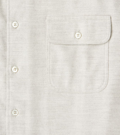 Japanese Cotton Yak Twill Artist Shirt - Natural