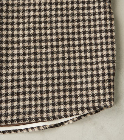 Sonsie Tweed Wool Overshirt - Undyed Check