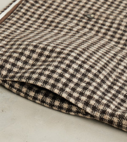 Sonsie Tweed Wool Overshirt - Undyed Check