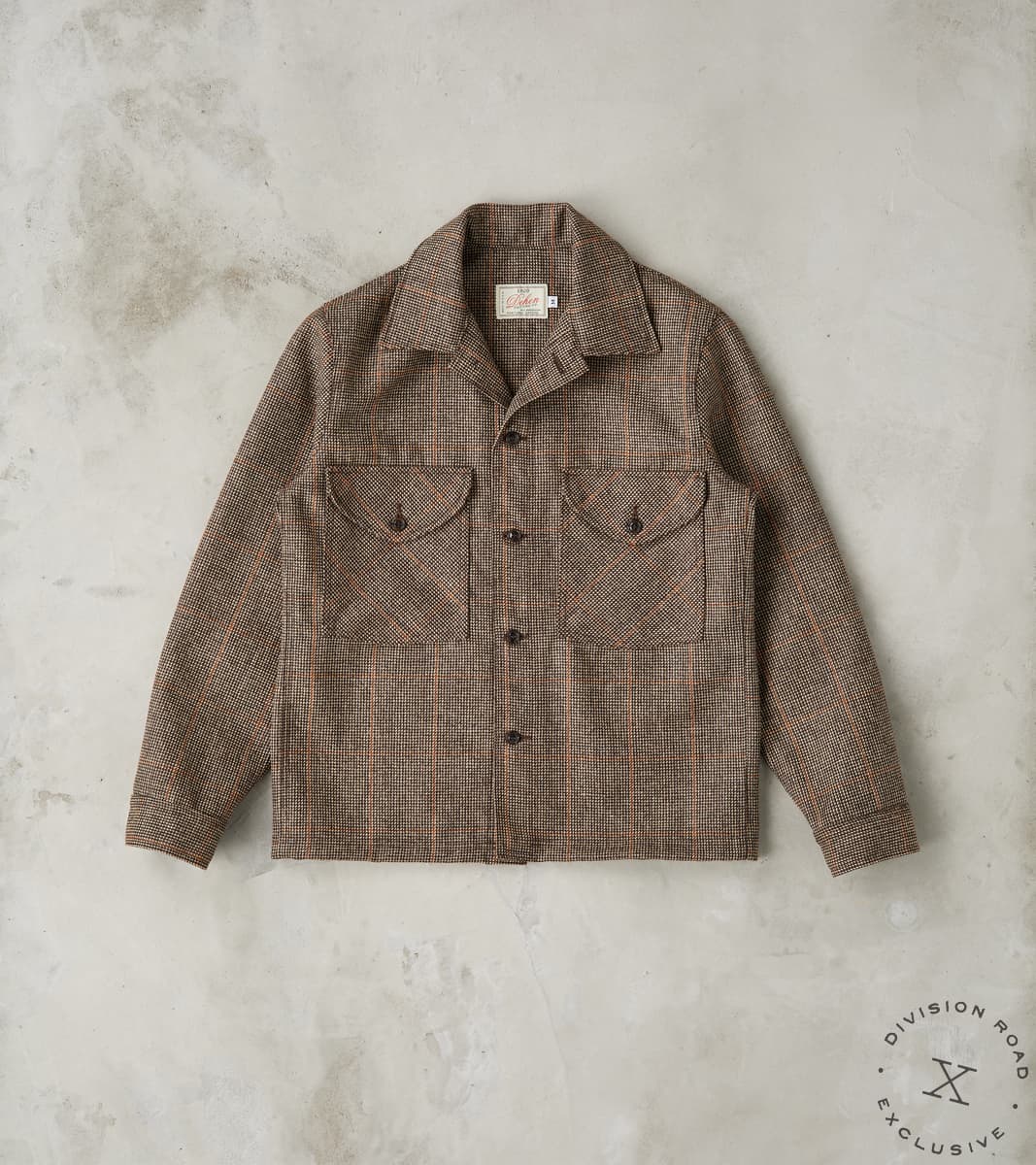Dehen 1920 x Division Road Skyline Overshirt - Lovat® Tweed Twill - Birmingham B…
