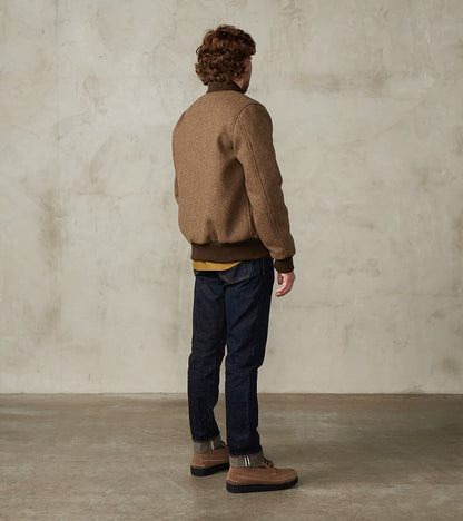 Pilot Club Jacket - Fox Brothers® Great Coat Cloth - Khaki