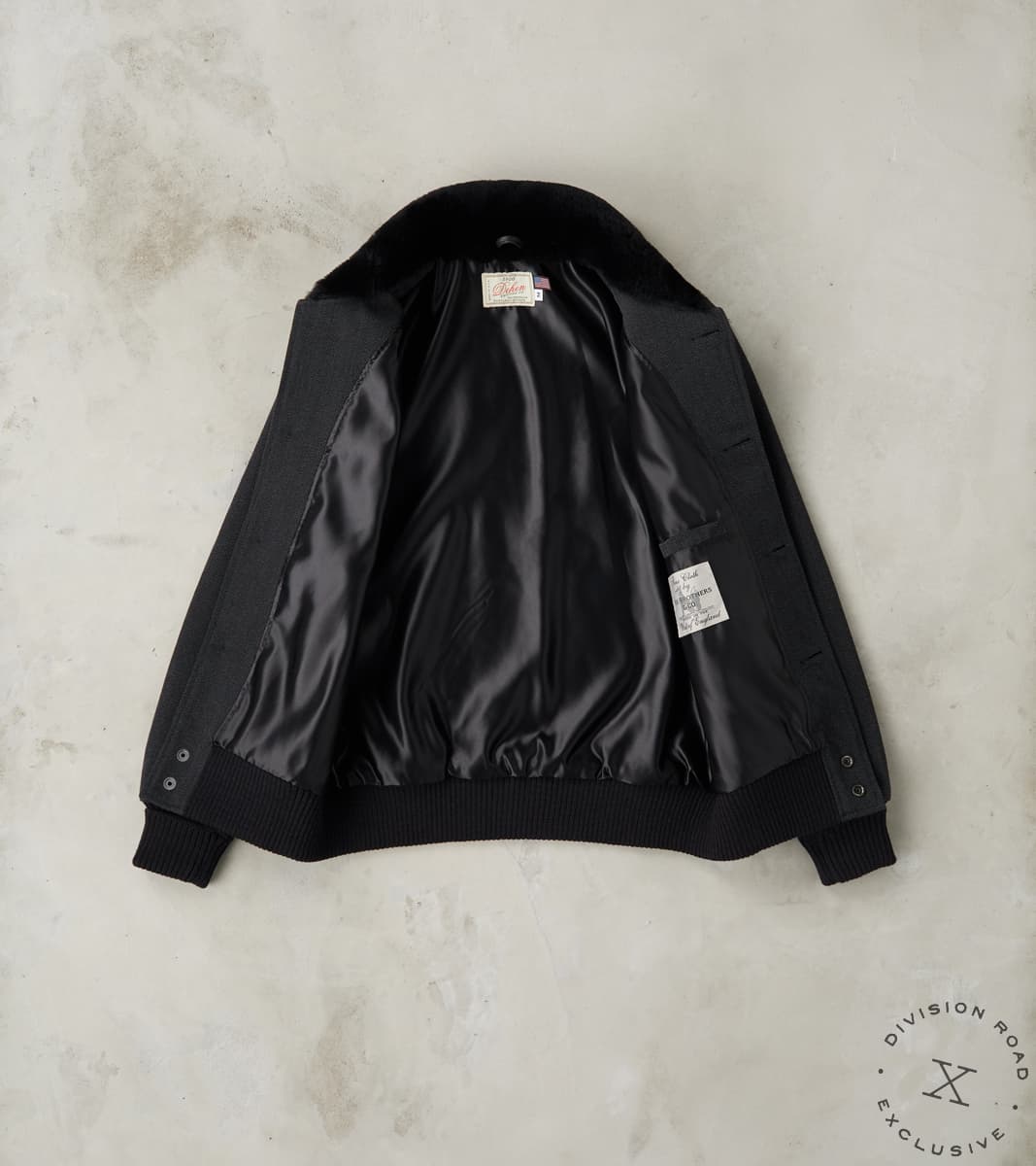 Winston Jacket - Fox Brothers® Military Serge - Charcoal Twill