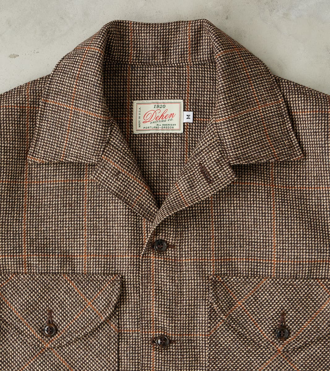 Skyline Overshirt - Lovat® Tweed Twill -  Birmingham Brown Check
