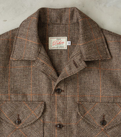 Skyline Overshirt - Lovat® Tweed Twill -  Birmingham Brown Check
