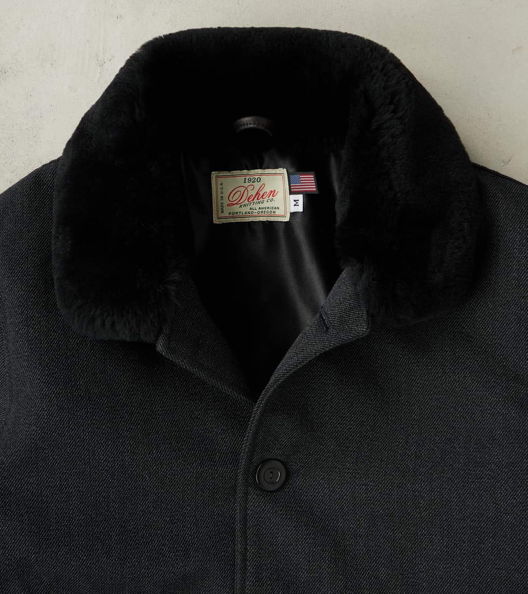 Winston Jacket - Fox Brothers® Military Serge - Charcoal Twill