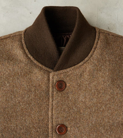 Pilot Club Jacket - Fox Brothers® Great Coat Cloth - Khaki