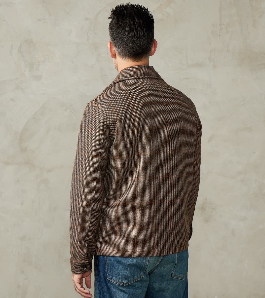 Skyline Overshirt - Lovat® Tweed Twill -  Birmingham Brown Check