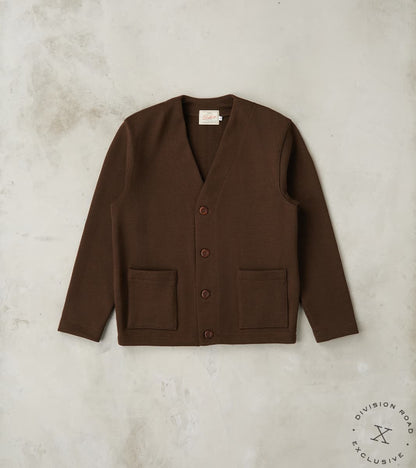 Dehen 1920 x Division Road Casual Cardigan - Brown