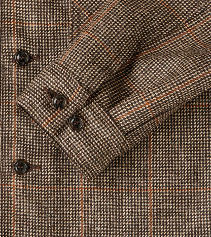 Skyline Overshirt - Lovat® Tweed Twill -  Birmingham Brown Check