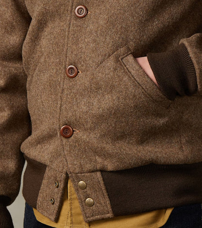 Pilot Club Jacket - Fox Brothers® Great Coat Cloth - Khaki