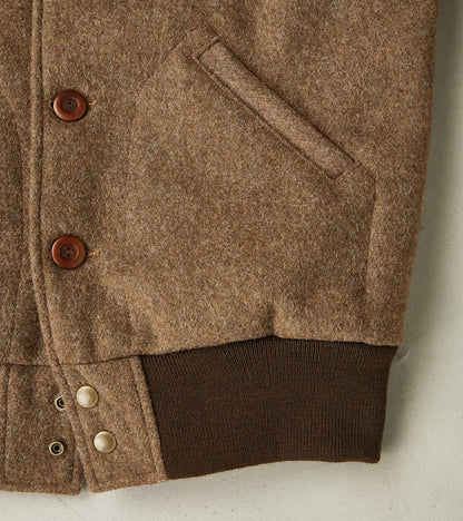 Pilot Club Jacket - Fox Brothers® Great Coat Cloth - Khaki