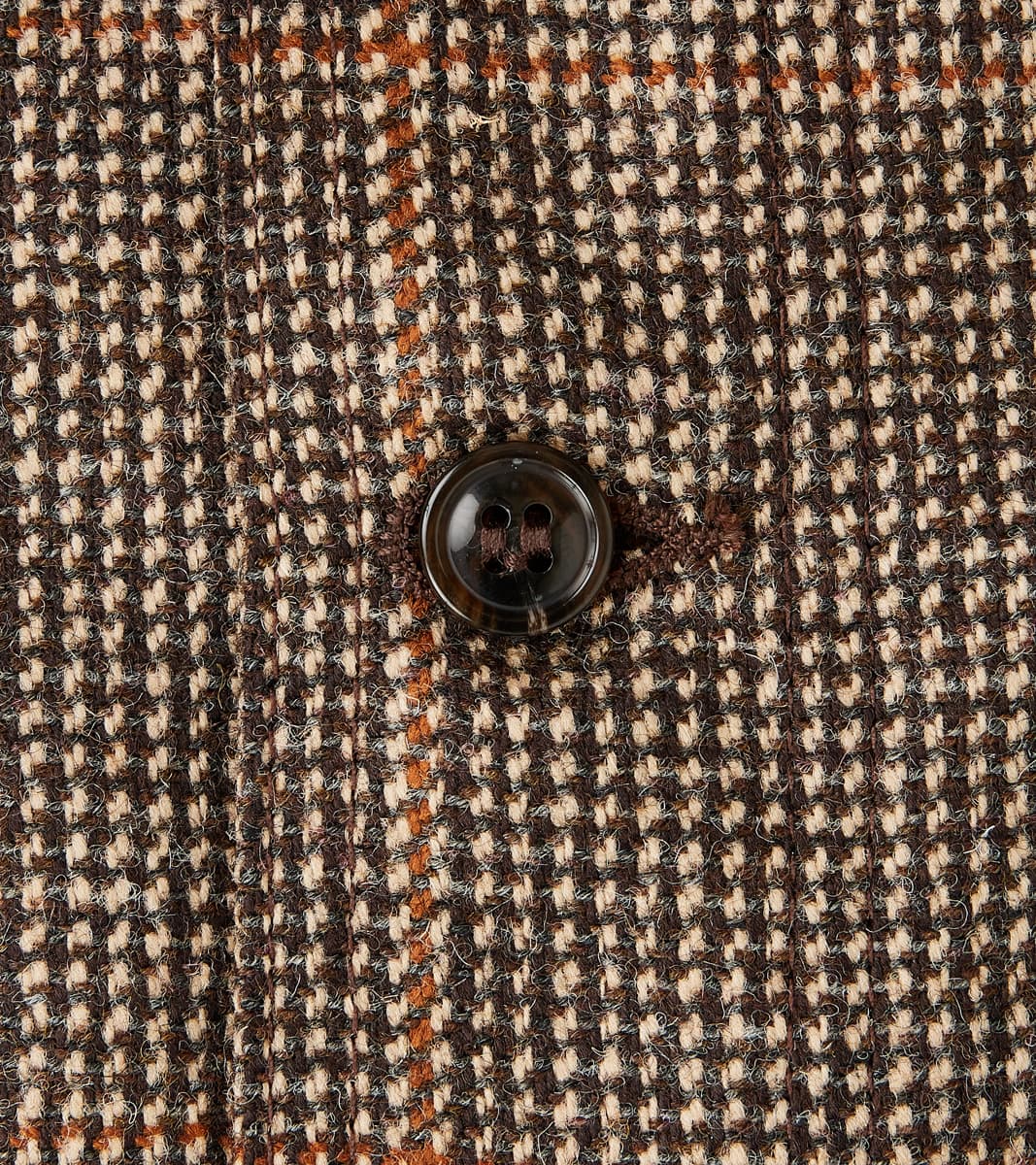 Skyline Overshirt - Lovat® Tweed Twill -  Birmingham Brown Check