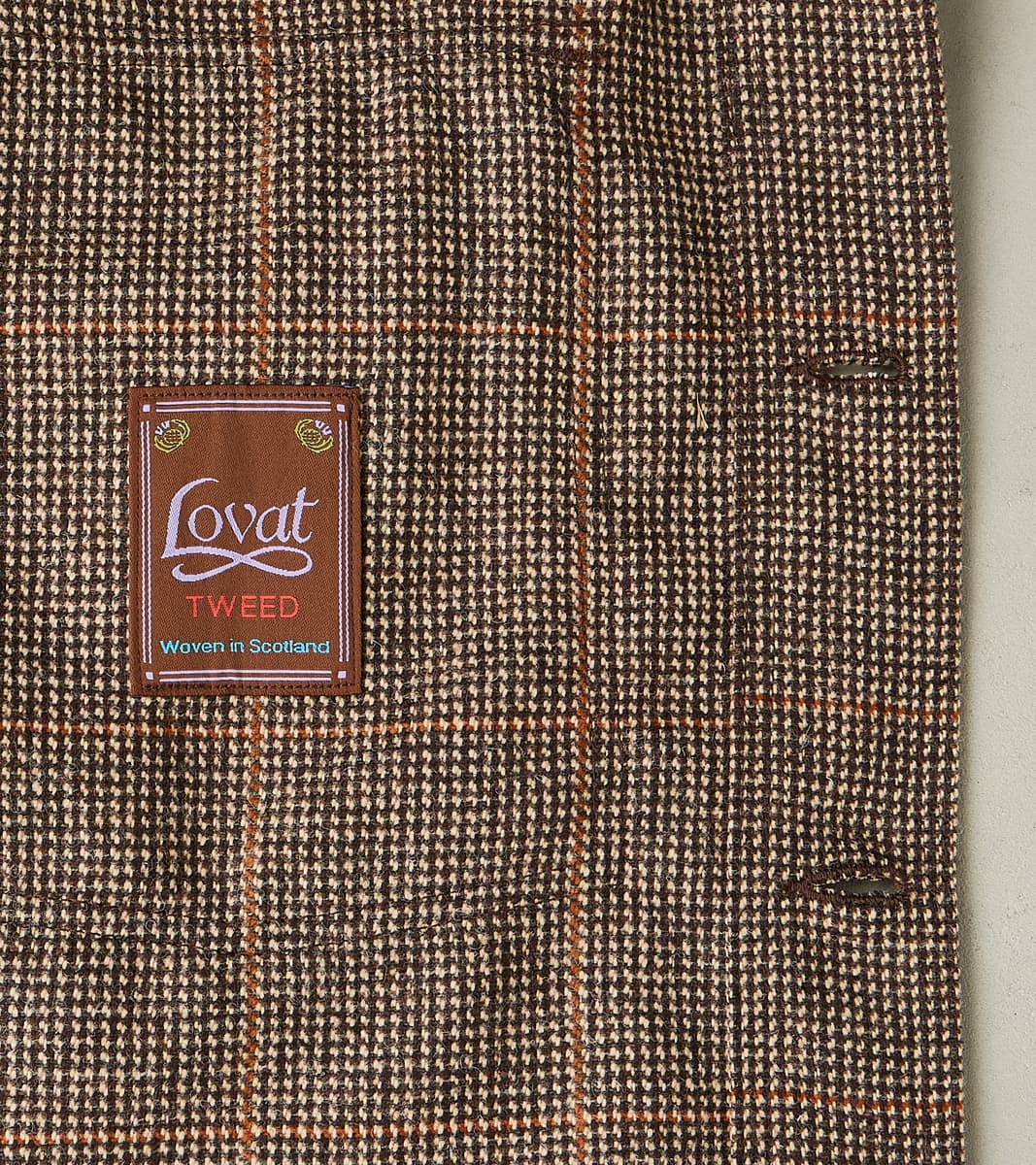 Skyline Overshirt - Lovat® Tweed Twill -  Birmingham Brown Check