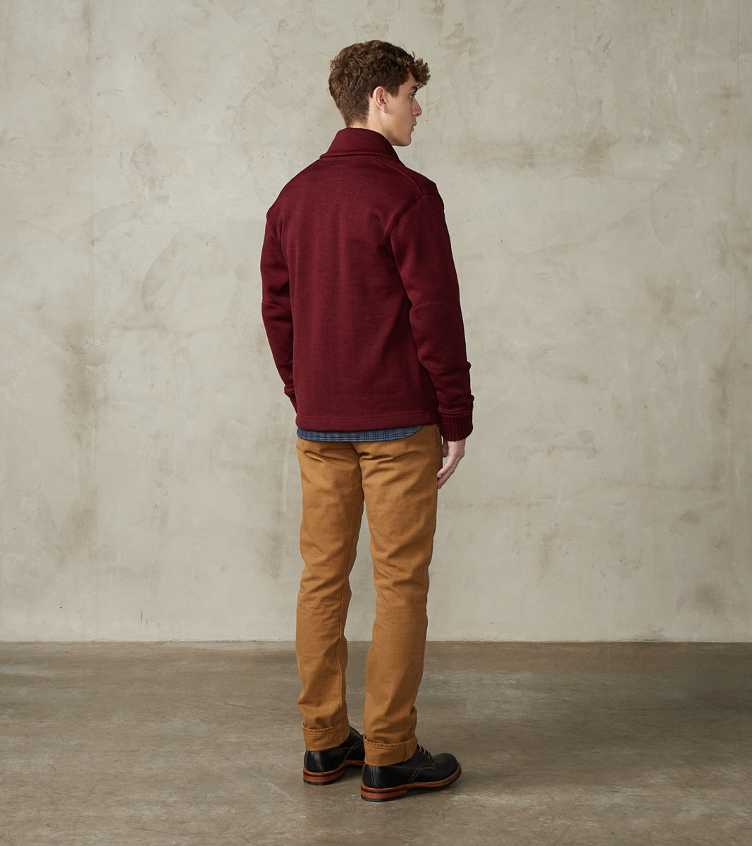 Dehen 1920 x DR Shawl Cardigan - Burgundy – Division Road, Inc.