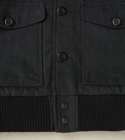 Winston Jacket - Fox Brothers® Military Serge - Charcoal Twill