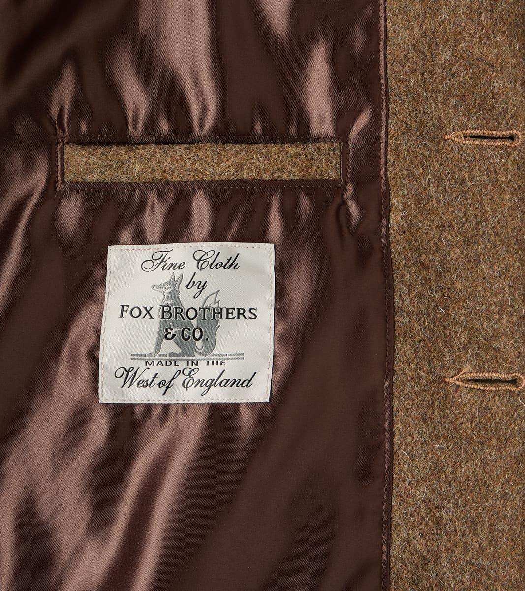 Pilot Club Jacket - Fox Brothers® Great Coat Cloth - Khaki