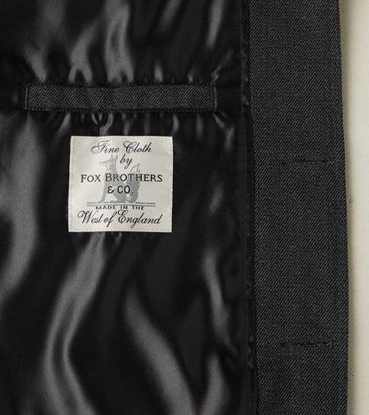 Winston Jacket - Fox Brothers® Military Serge - Charcoal Twill