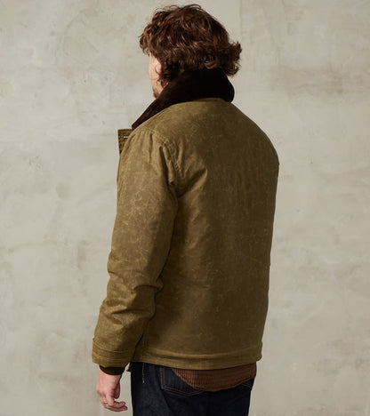 N-1 Deck Jacket - 7oz Martexin Waxed Sailcloth - Military Olive