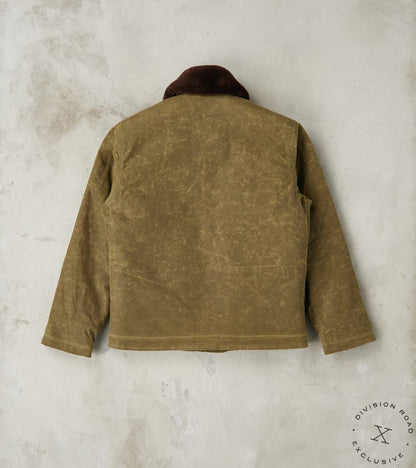 N-1 Deck Jacket - 7oz Martexin Waxed Sailcloth - Military Olive