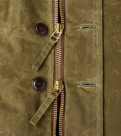 N-1 Deck Jacket - 7oz Martexin Waxed Sailcloth - Military Olive