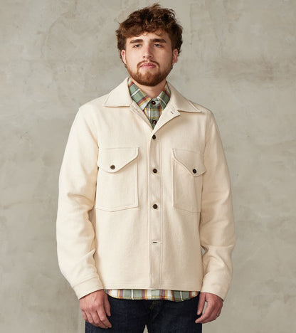 Dehen 1920 x Division Road Skyline Overshirt - Japanese Sashi-Ori - Natural